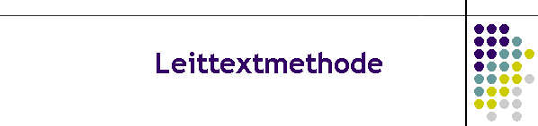 Leittextmethode